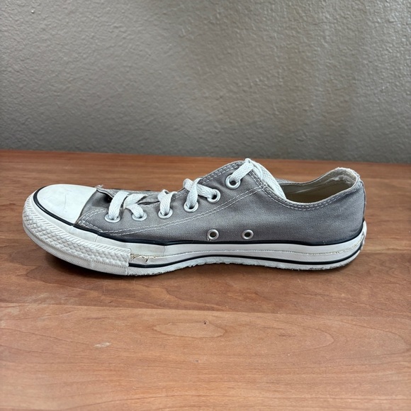 Converse Chuck Taylor All Star Gray Low Top Canvas Sneakers size Mens 7 Womens 9 - Picture 8 of 13